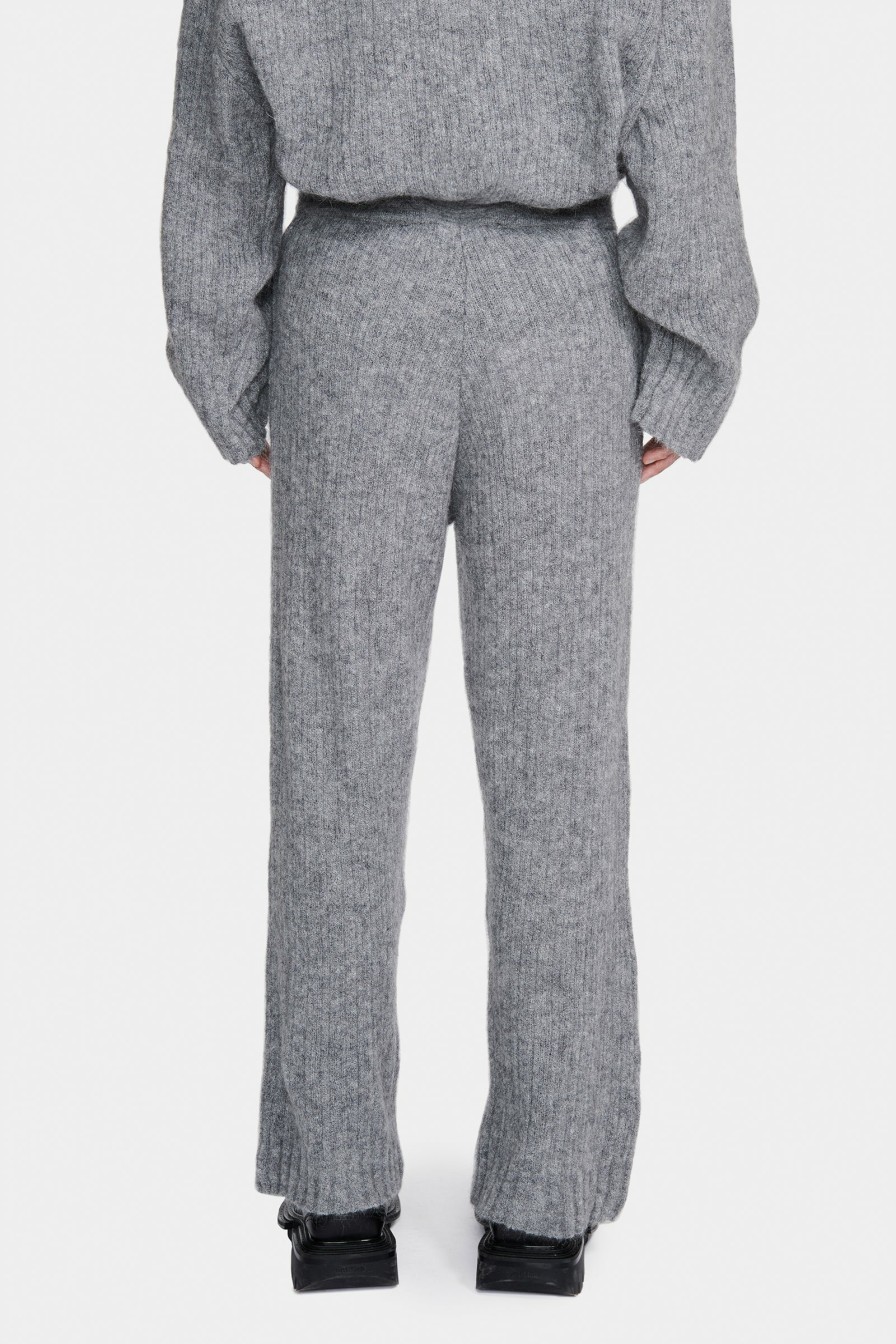 READY TO WEAR Louis Gabriel Nouchi | Wide Knitted Trousers In Mohair