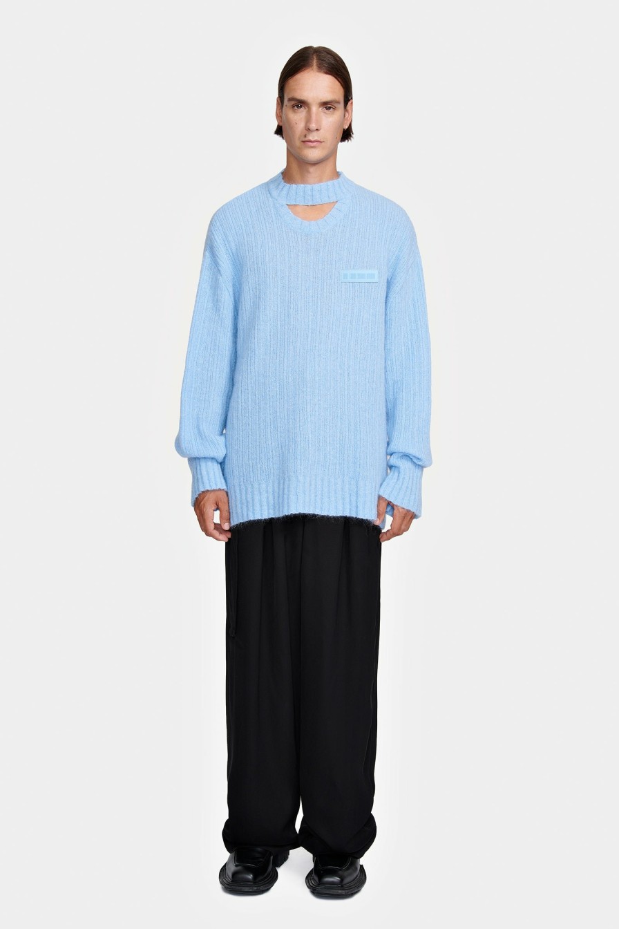 READY TO WEAR Louis Gabriel Nouchi | Pullover With Asymmetrical Opening In Mohair