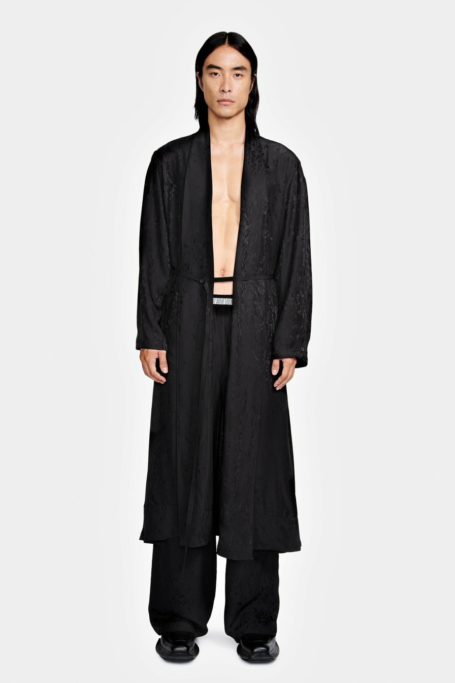 UNDERWEAR|READY TO WEAR Louis Gabriel Nouchi | Belted Bathrobe In Drops Jacquard