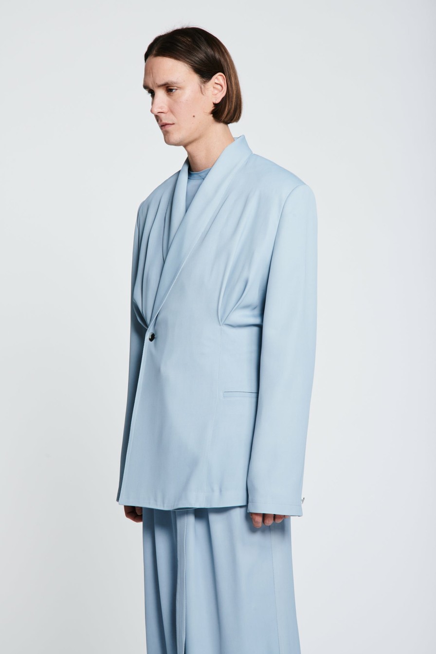 READY TO WEAR Louis Gabriel Nouchi | Double-Breasted Jacket With Shawl Collar In Viscose