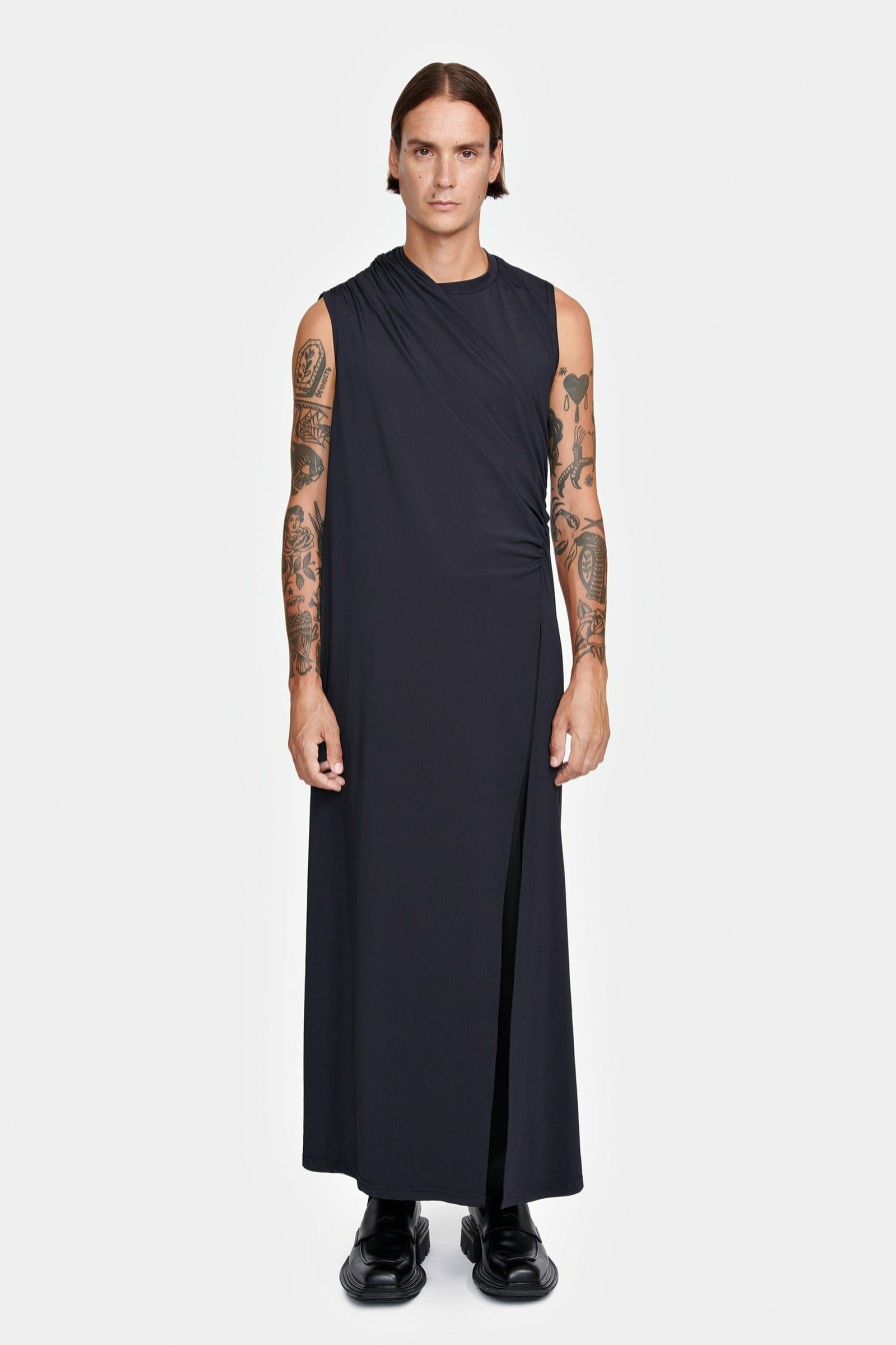 READY TO WEAR Louis Gabriel Nouchi | Pleated Dress In Recycled Jersey