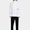 READY TO WEAR Louis Gabriel Nouchi | Long Shirt With Lacerations In Cotton