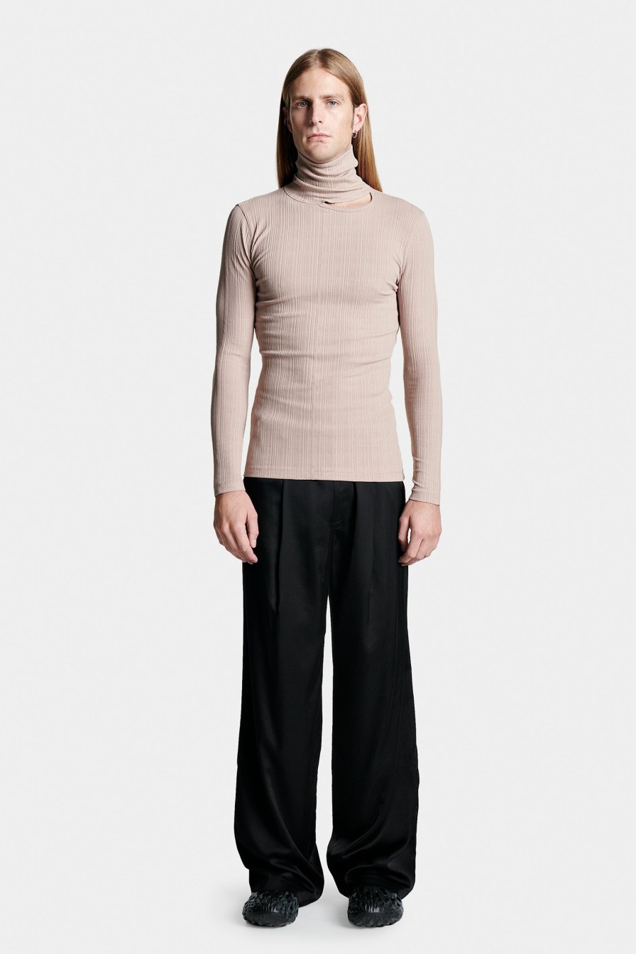 SIGNATURE PIECES|UNDERWEAR|READY TO WEAR Louis Gabriel Nouchi | Turtleneck With Asymetrical Opening