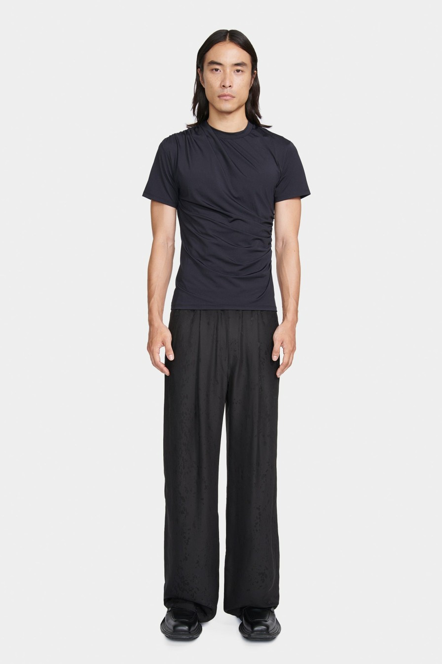 READY TO WEAR Louis Gabriel Nouchi | Pleated T-Shirt In Recycled Jersey