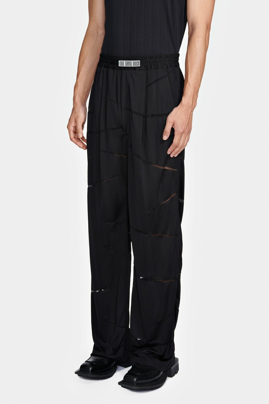 READY TO WEAR Louis Gabriel Nouchi | Wide Pants In Slash Devoured Jersey