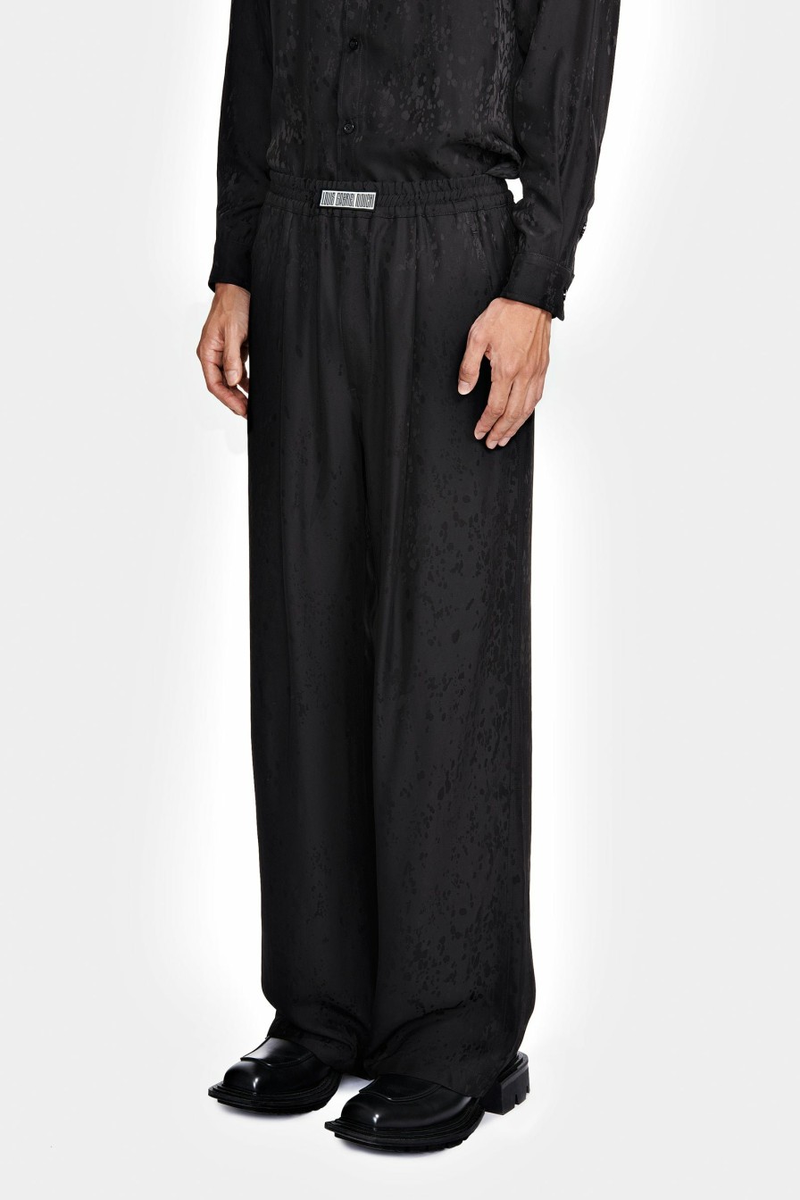 READY TO WEAR Louis Gabriel Nouchi | Wide Pants In Drops Jacquard