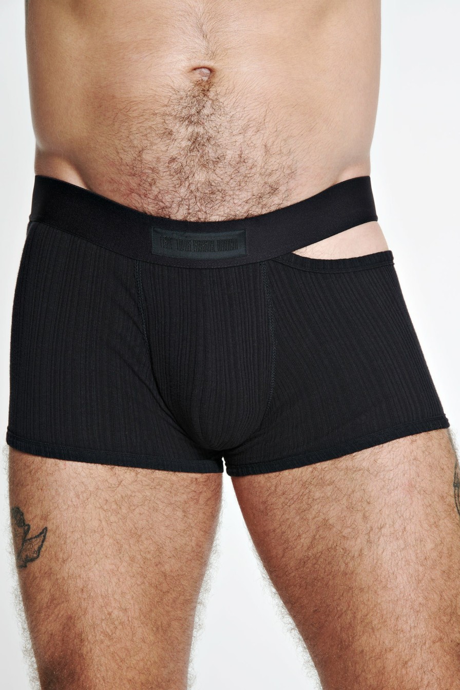 SIGNATURE PIECES|UNDERWEAR Louis Gabriel Nouchi | Boxer With Asymmetrical Opening