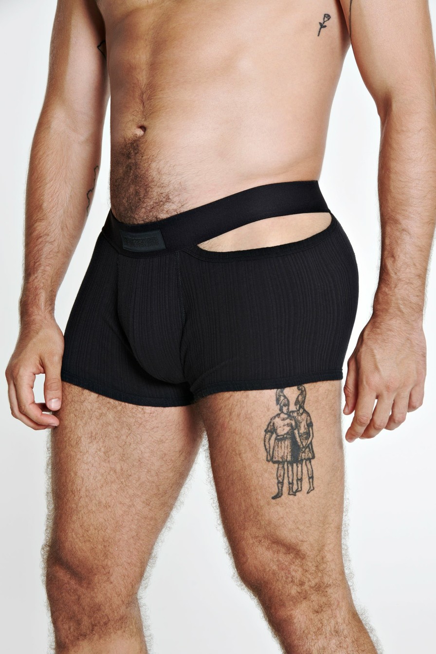 SIGNATURE PIECES|UNDERWEAR Louis Gabriel Nouchi | Boxer With Asymmetrical Opening