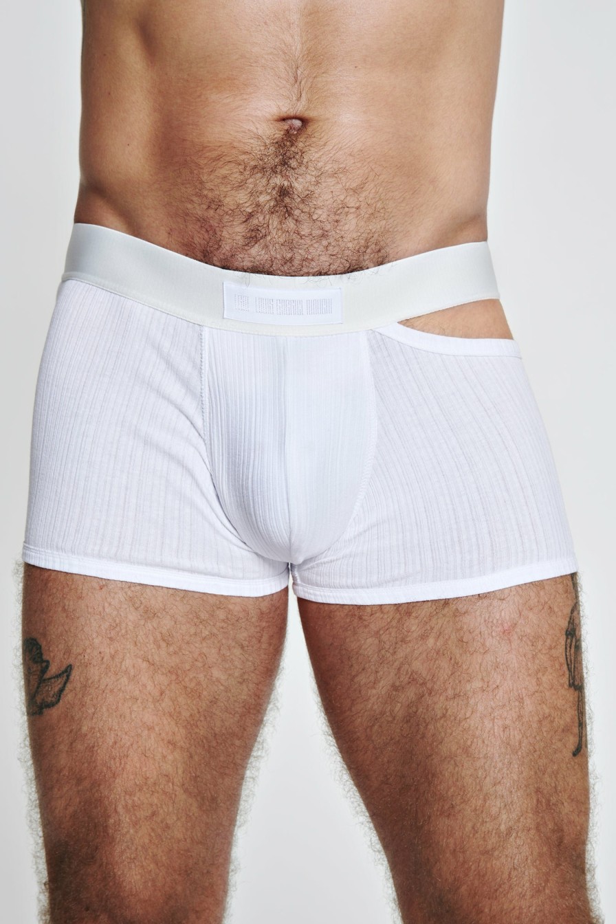 SIGNATURE PIECES|UNDERWEAR Louis Gabriel Nouchi | Boxer With Asymmetrical Opening