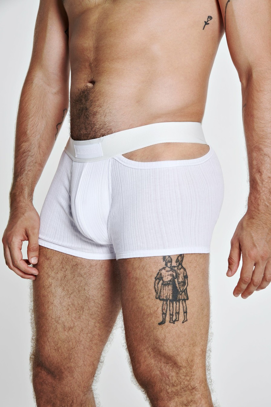 SIGNATURE PIECES|UNDERWEAR Louis Gabriel Nouchi | Boxer With Asymmetrical Opening