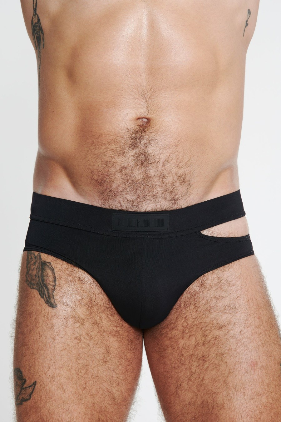 SIGNATURE PIECES|SWIMWEAR Louis Gabriel Nouchi | Swim Brief With Asymmetrical Opening