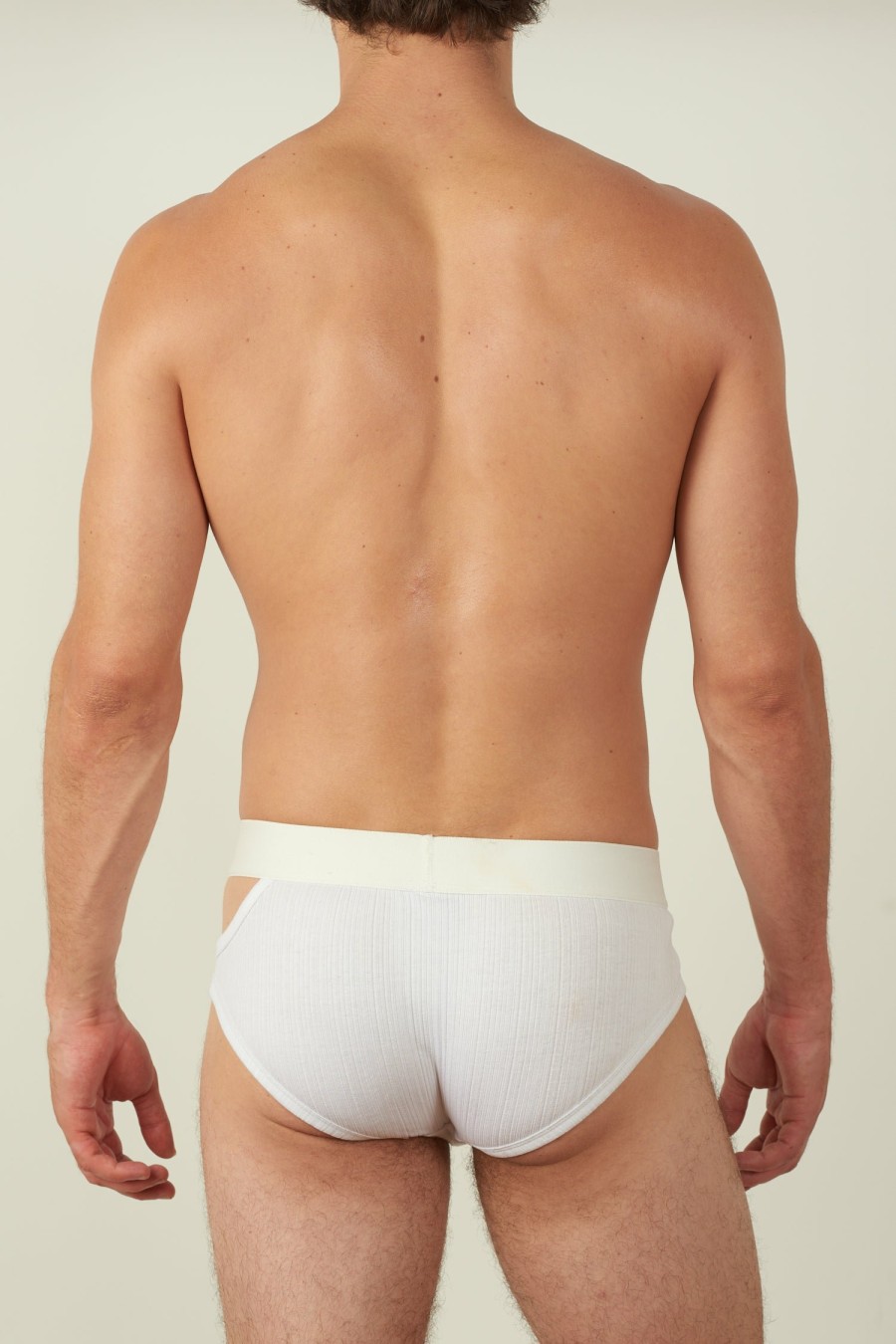 SIGNATURE PIECES|UNDERWEAR Louis Gabriel Nouchi | Brief With Asymmetrical Opening