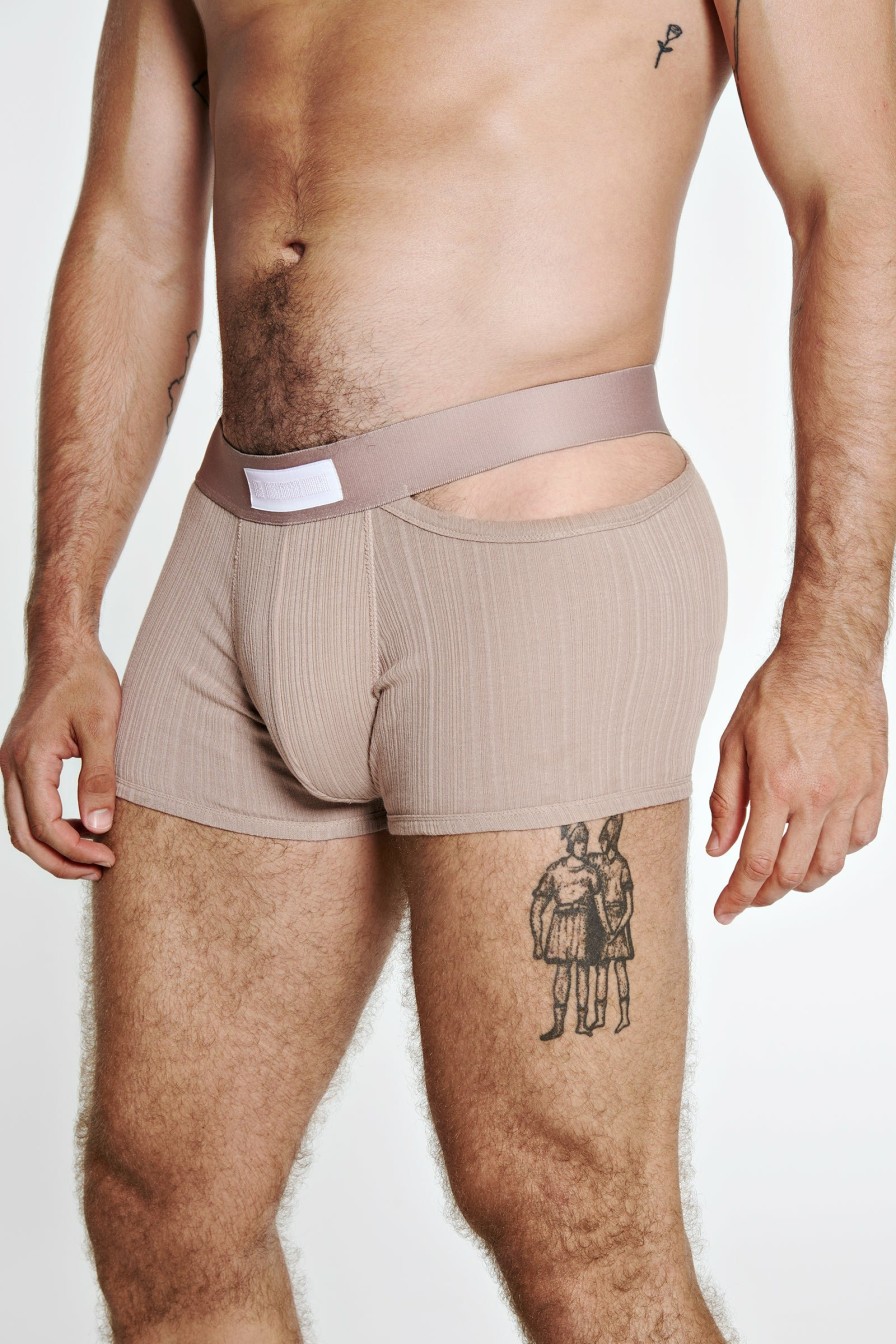 SIGNATURE PIECES|UNDERWEAR Louis Gabriel Nouchi | Boxer With Asymmetrical Opening