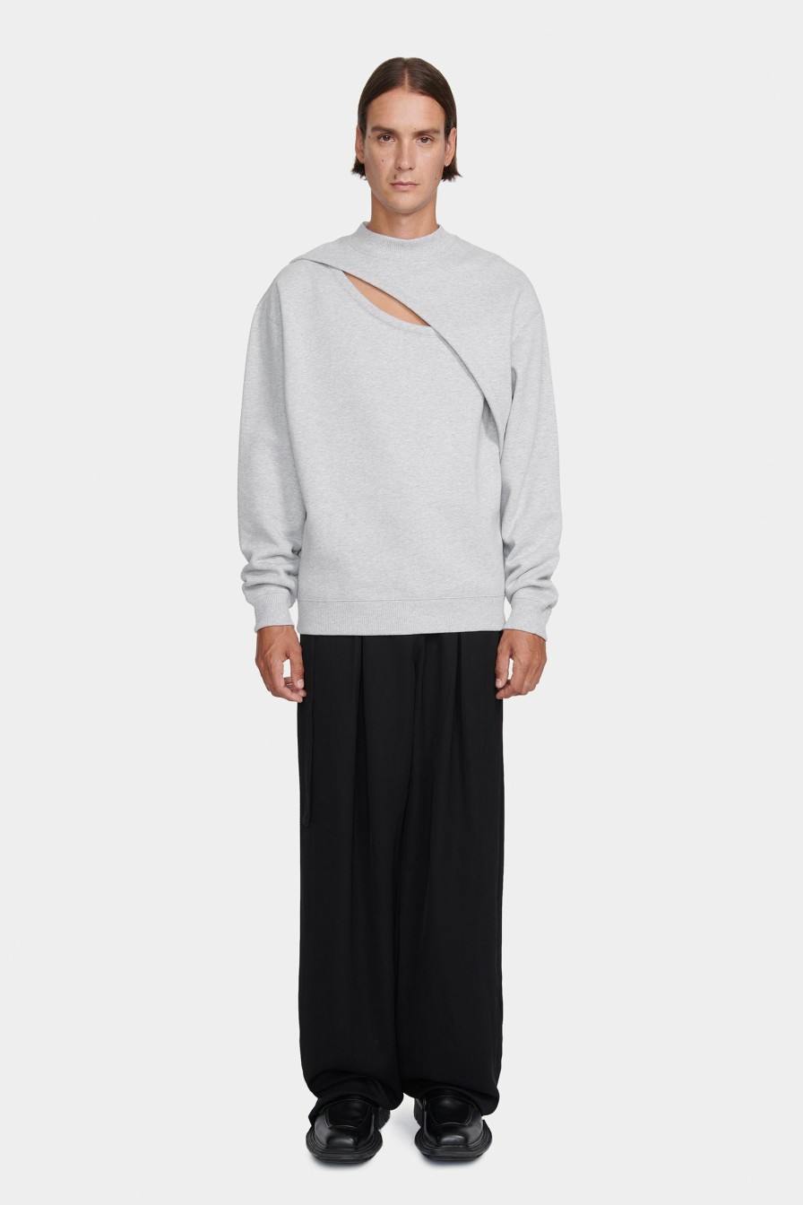 READY TO WEAR Louis Gabriel Nouchi | Sweatshirt With Laceration In Cotton