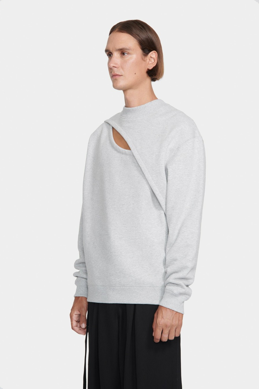 READY TO WEAR Louis Gabriel Nouchi | Sweatshirt With Laceration In Cotton