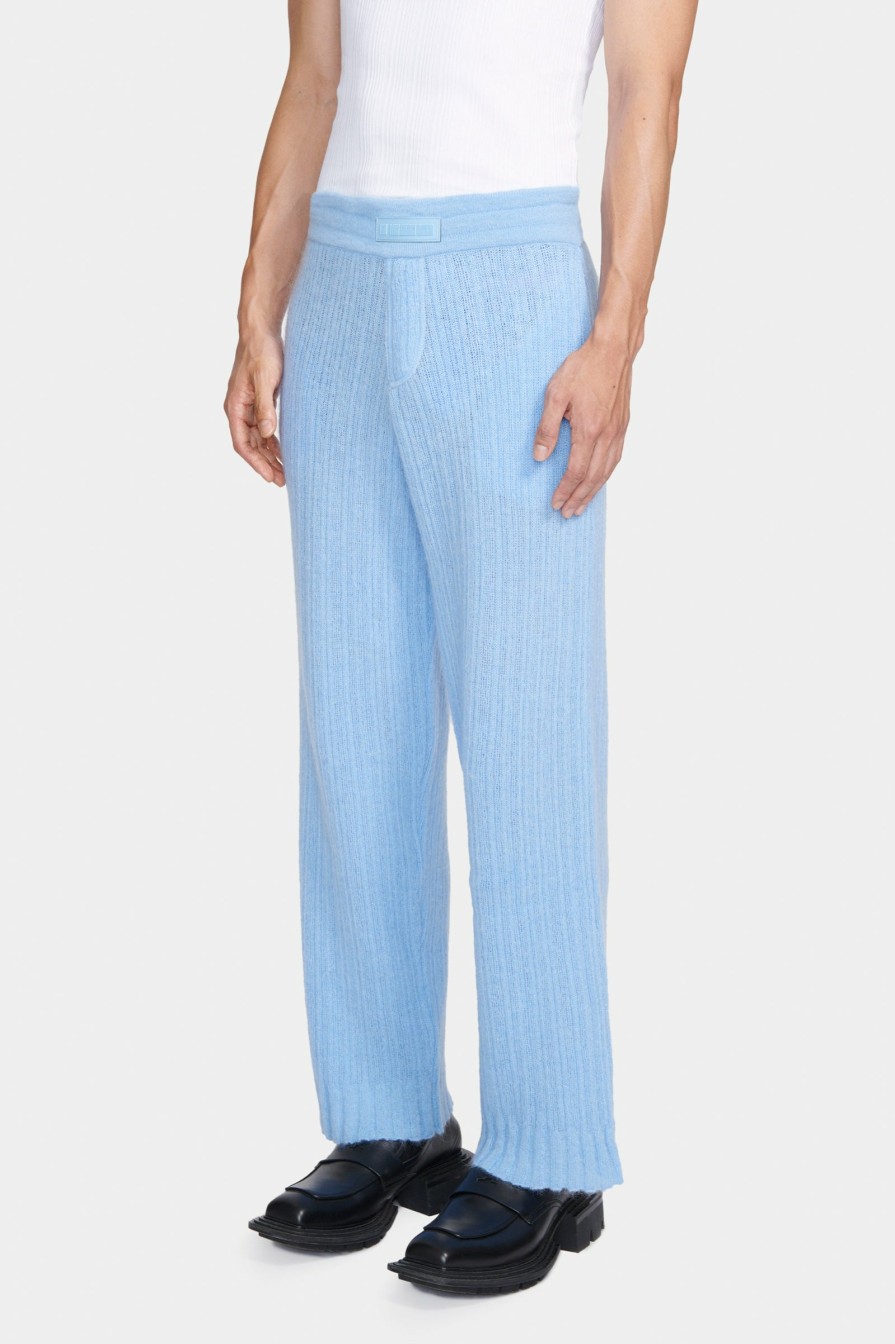 READY TO WEAR Louis Gabriel Nouchi | Wide Knitted Trousers In Mohair