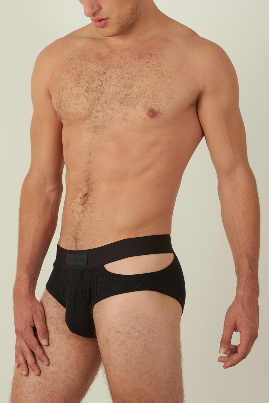 SIGNATURE PIECES|UNDERWEAR Louis Gabriel Nouchi | Brief With Asymmetrical Opening