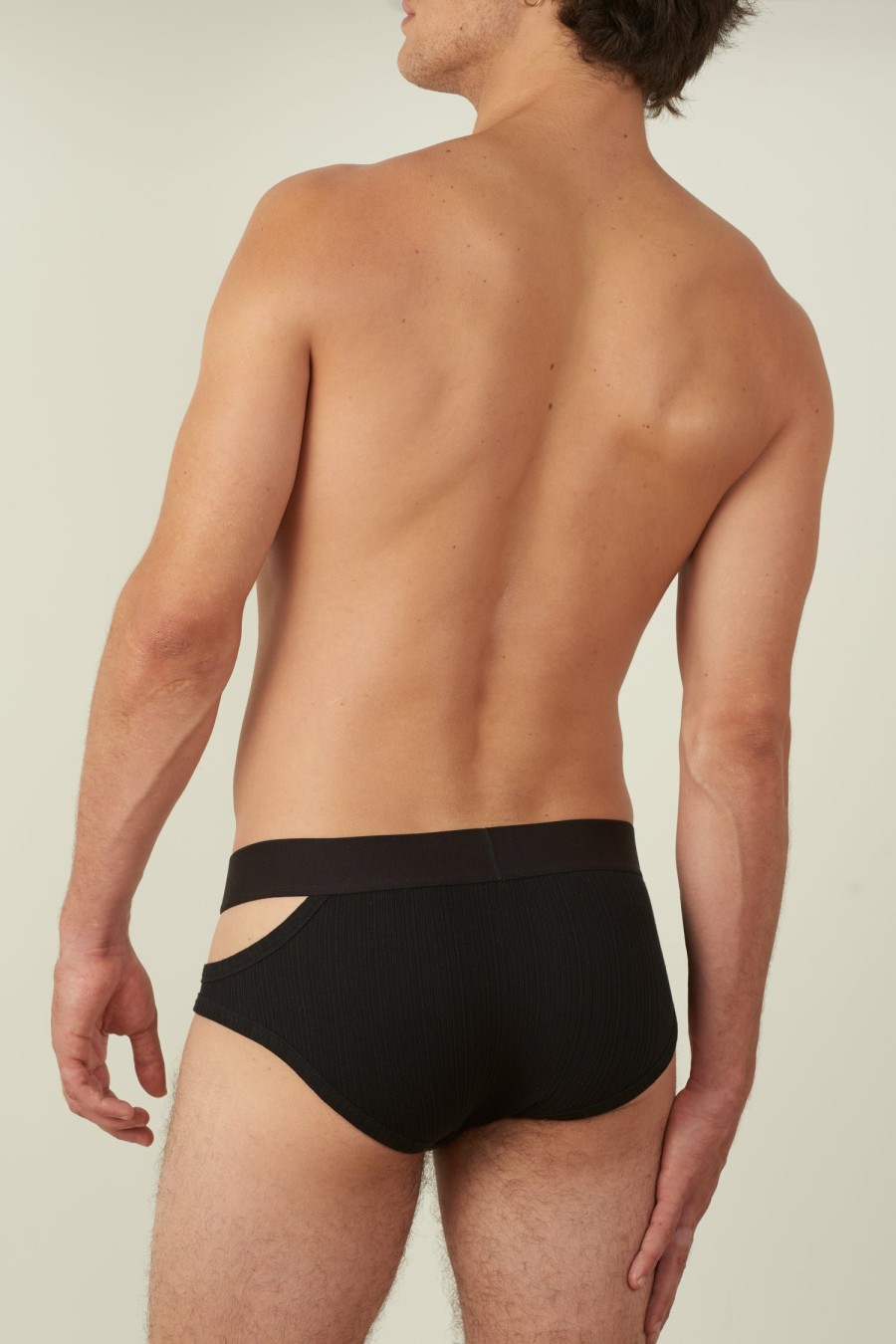 SIGNATURE PIECES|UNDERWEAR Louis Gabriel Nouchi | Brief With Asymmetrical Opening